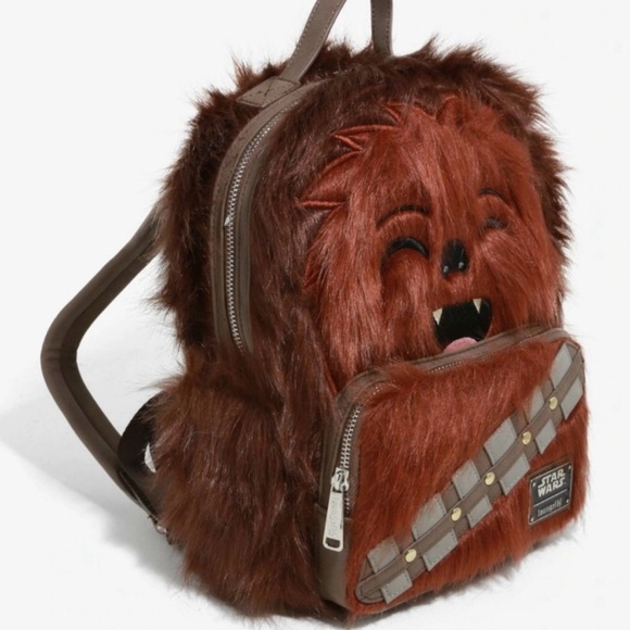 Loungefly Star Wars Disney Chewbacca Cosplay Mini Backpack Furry Purse Chewie main image 8
